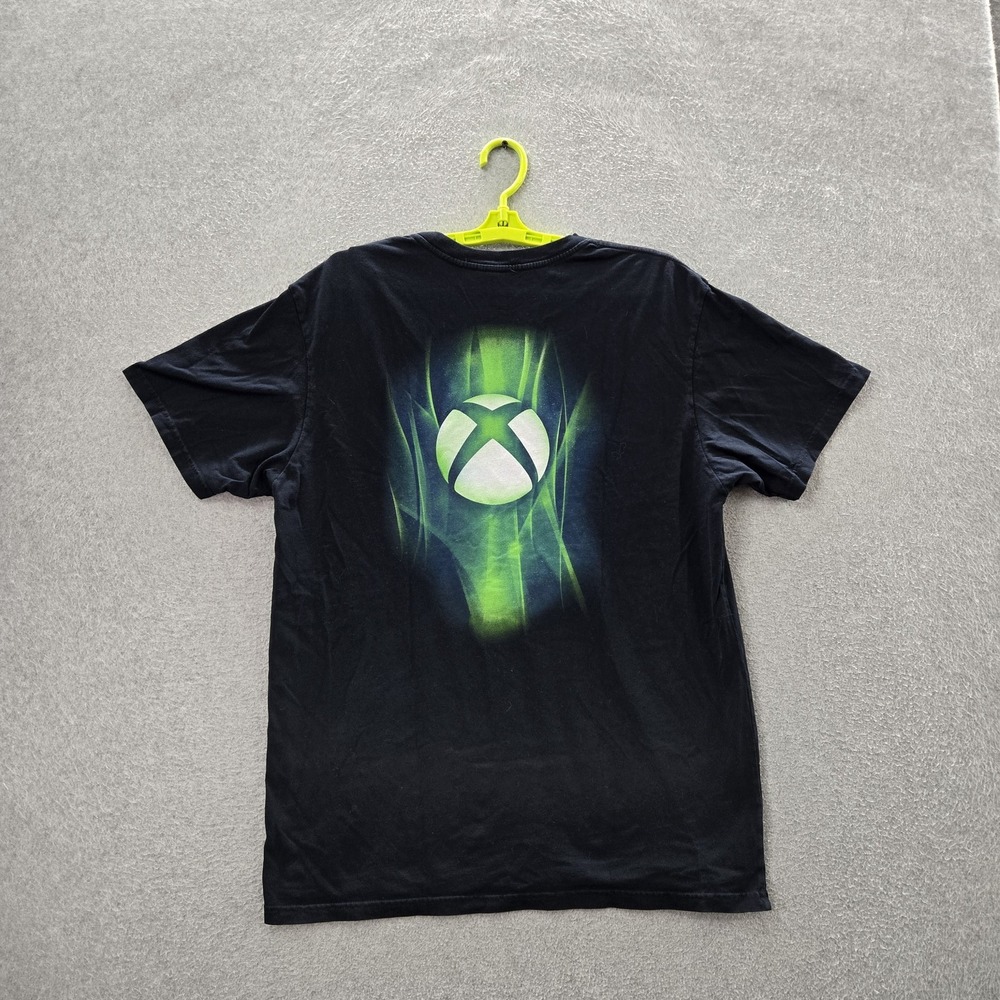 Xbox Men Shirt LARGE Black Graphic Gamer Tee Short Sleeve